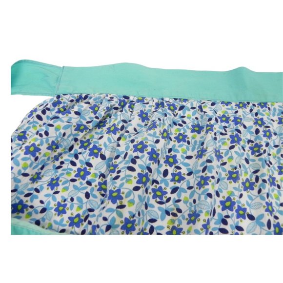 Vintage Turquoise Flower Apron - Picture 6 of 9